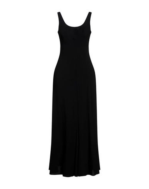 Woman Maxi dress Black Size 4 Viscose, Elastane