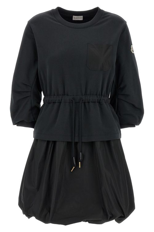 Two-Material Dress