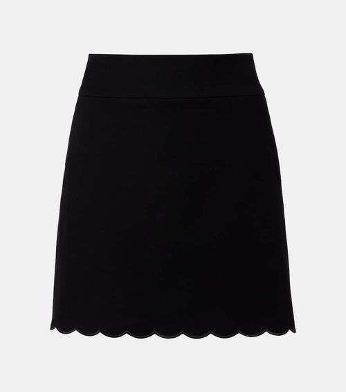 Chloé High-rise cotton miniskirt