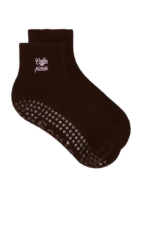 Souls. Coffee Please Socks in Brown. M/L. Also in