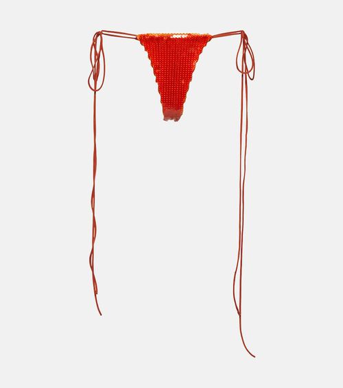 Sequined side-tie panties