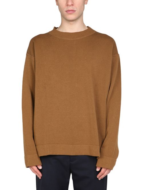 Brown Crew Neck Sweater