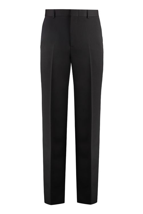 Black Flat Front Pants