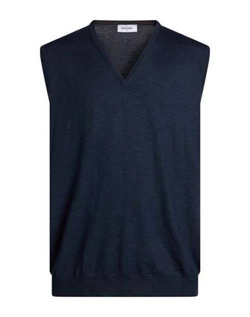 Extrafine Merinos Man Sweater Navy Size 48 Virgin Wool