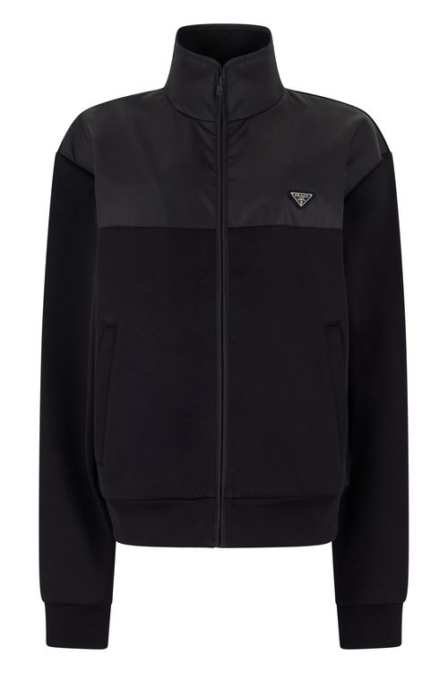 Cotton Fleece and Re-Nylon Sweatshirt