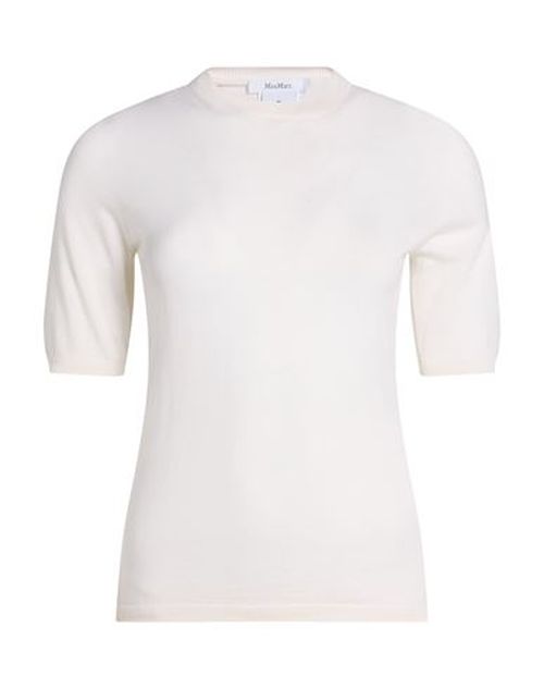 Woman Sweater Cream Size S Virgin Wool