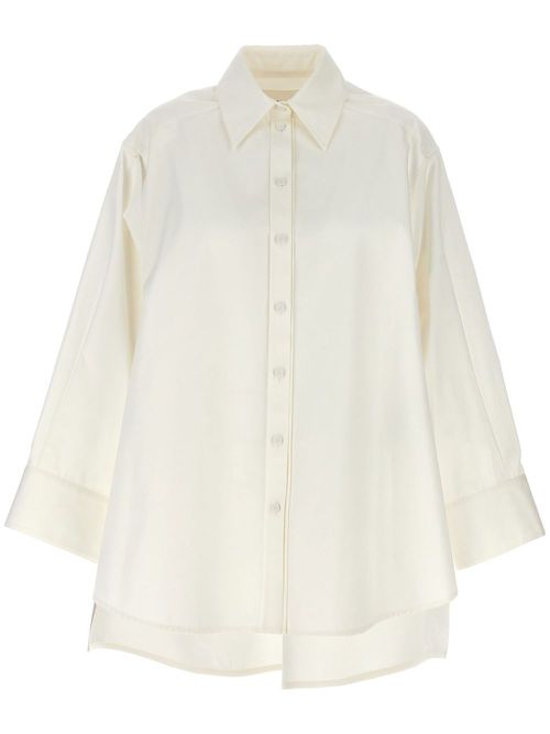 Cut-out armhole shirt - White