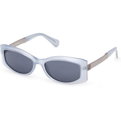 MAX&Co Mujer MAX&Co MO0144 84V Gafas de sol Inyectado Azul Azul Cuadrada Norma