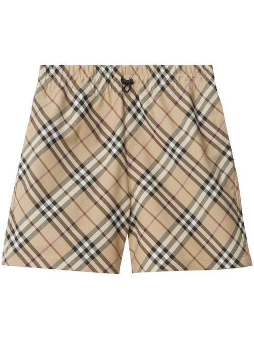 Vintage Check shorts - Neutrals