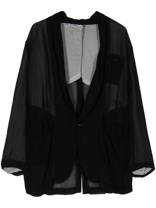 Single-breasted blazer - Black