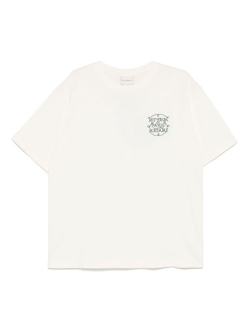 Embroidered cotton t-shirt - White