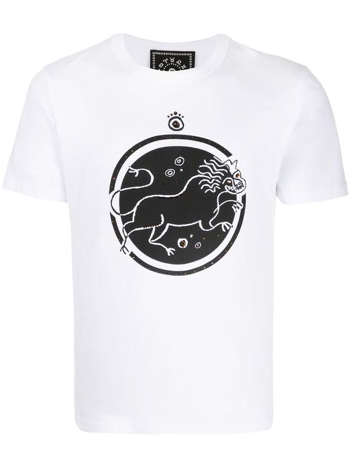 Lion print T-shirt - White