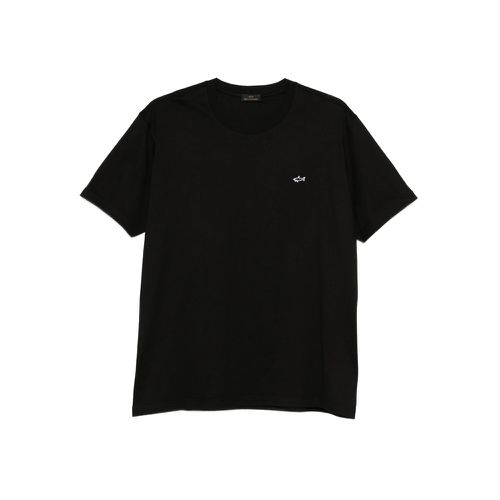 Shark-detail Cotton T-shirt