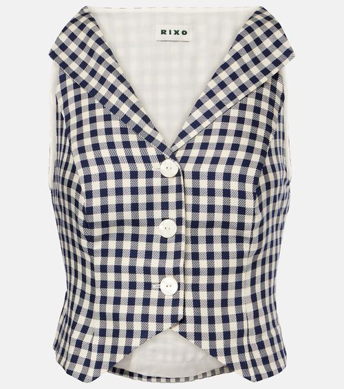 Tiggy checked vest