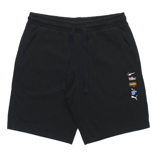 Awareness Athleisure Casual Sports Drawstring Breathable Shorts Black