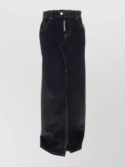 Dsquared2 - front slit skirt back pocket