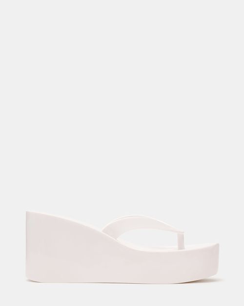 Steve Madden Women's Jella Thong Sandals - White - - Synthetic