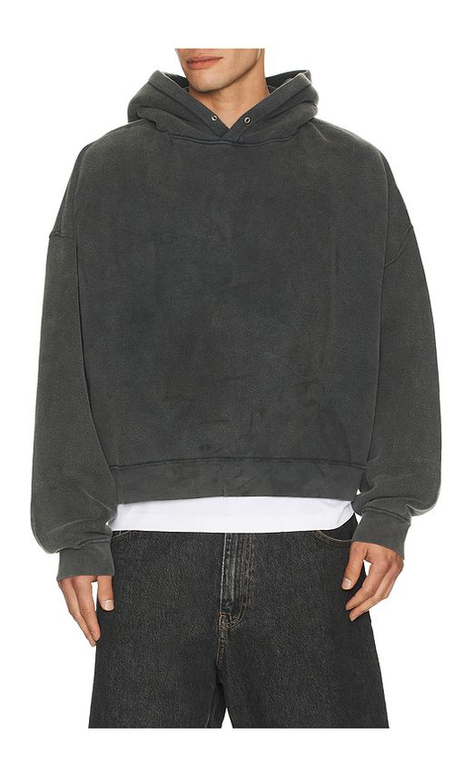 Sunflower Hood Sweatshirt in Charcoal. - XL/1X also in