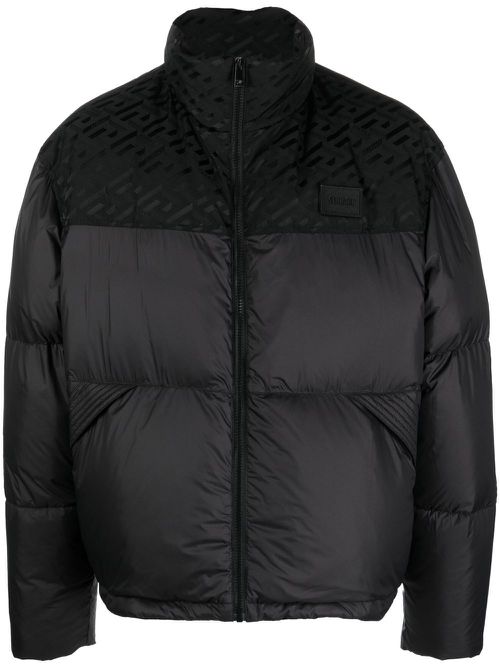 Zip-fastening padded jacket - Black