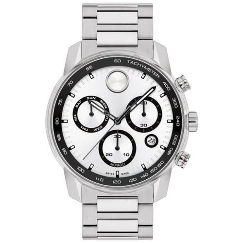 Bold Verso Chronograph Quartz White Dial Mens Watch 3600905