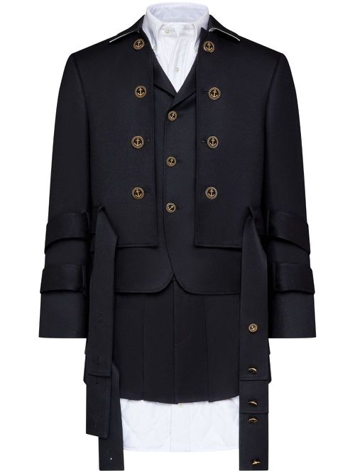 Layered jacket - Black