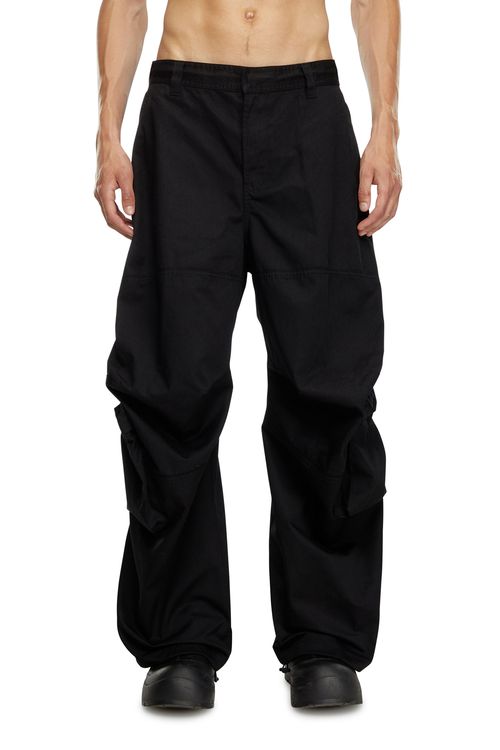 Cargo pants in technical cotton twill