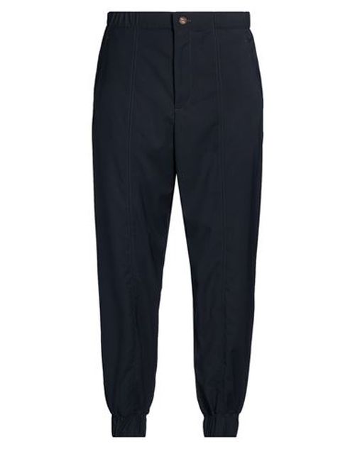 Hevò Man Pants Midnight blue Size L Polyester, Viscose, Elastane