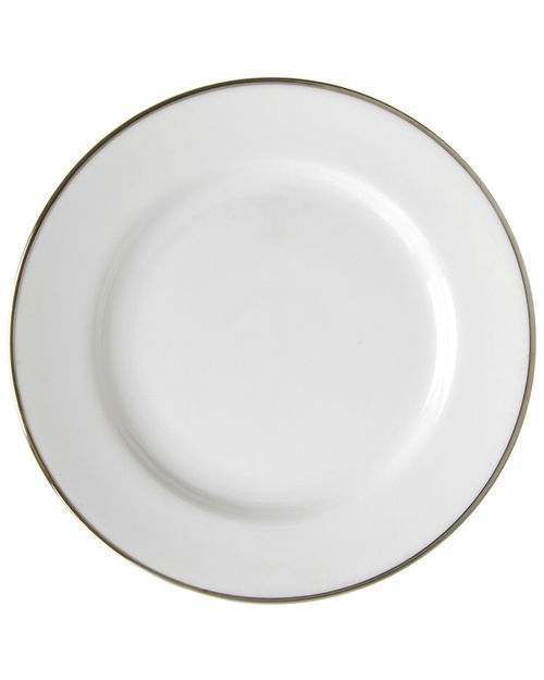 Set of 6 Silver Line Bread & Butter Plates