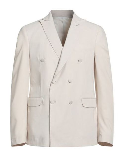 Man Blazer Beige Size 42 Polyester, Viscose, Elastane