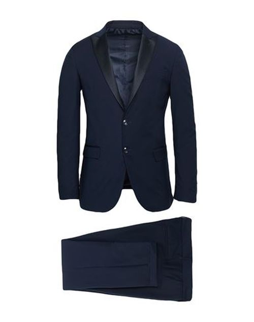 Man Suit Midnight blue Size 34 Polyester, Viscose, Elastane