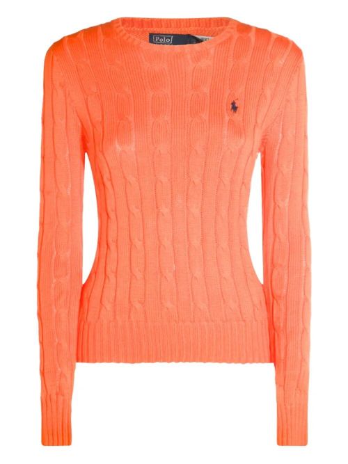 Cable-Knit Slim Fit Cotton Crewneck Jumper