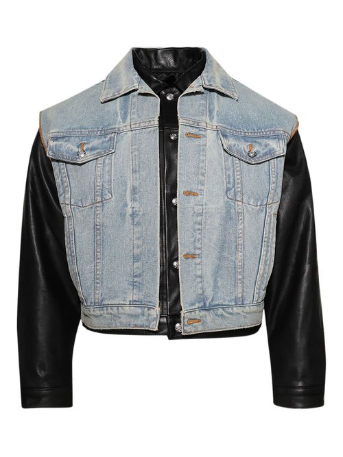 EARTHLING VIP logo-patch jacket - Blue