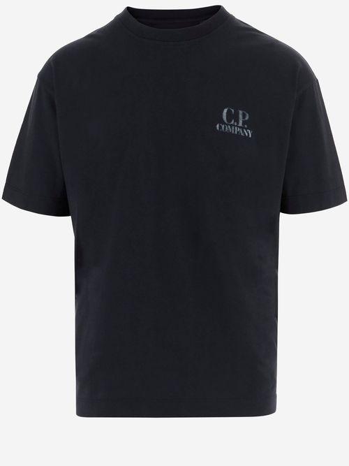 C. P. Company Cotton T-shirt With Logo