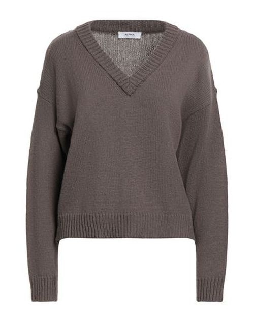 Woman Sweater Brown Size 10 Merino Wool