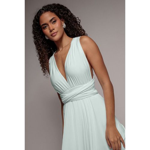 Goddiva Multiway Mini Dress - Pistachio Green