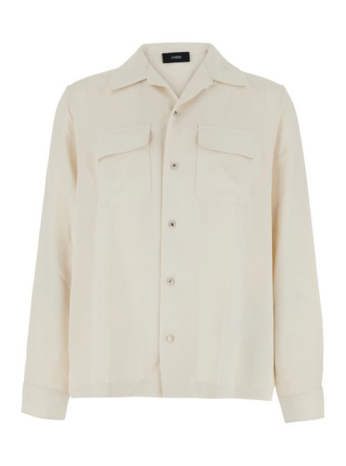 Polar Collar Shirt — White