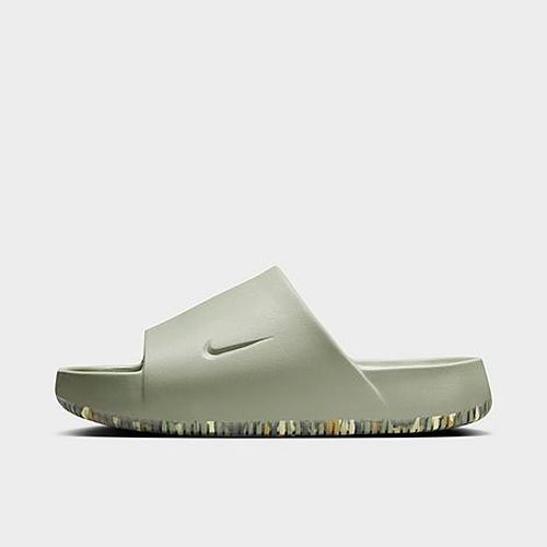 Men's Calm Slide Sandals in Green/Light Army