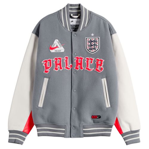 Men's x Palace England Varsity Jacket Grey