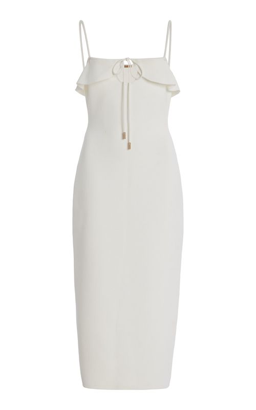 blue rib knit dress Blue Ribbed Knit Midi Dress