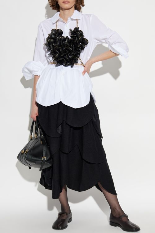 Top With Open Back, Women's, Black