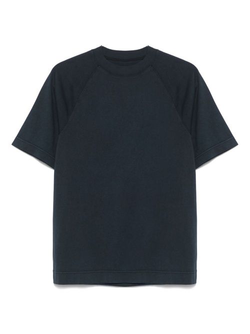 Navy Blue Crewneck Cotton T-Shirt