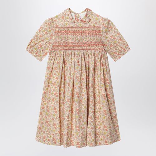 Liberty print smocked dress