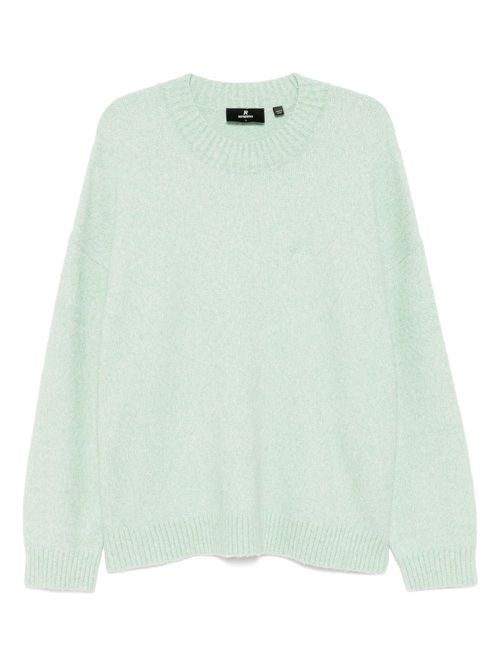 Represent marled-knit jumper - Green
