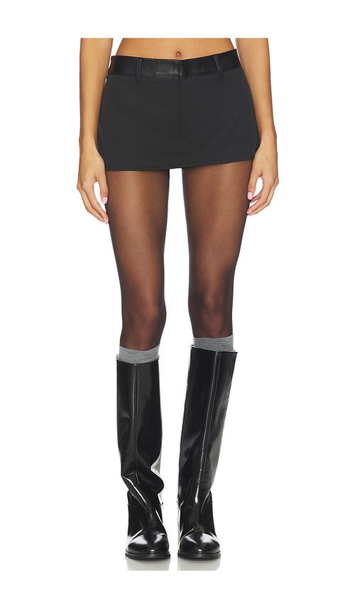 LIONESS Rhode Mini Skirt in Black. XL. Also in XS, S
