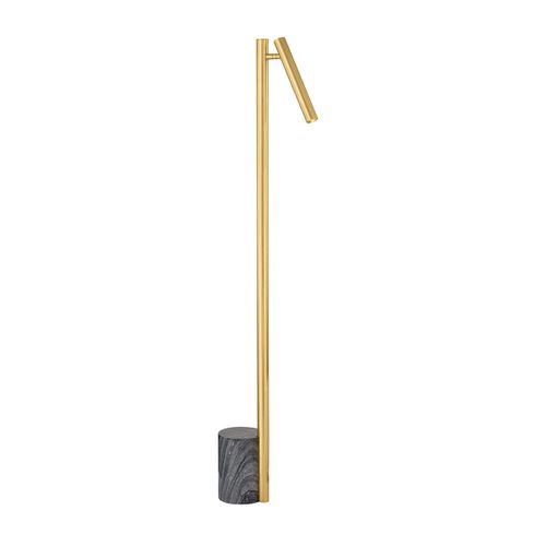 Aged Brass LED Floor Lamp from the Circleville Collection