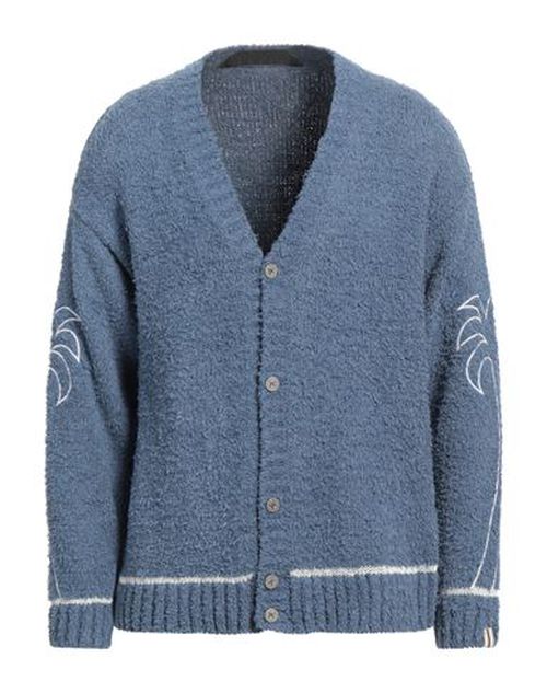 Man Cardigan Slate blue