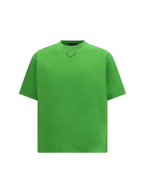 Cotton Crew Neck T-Shirt — Green