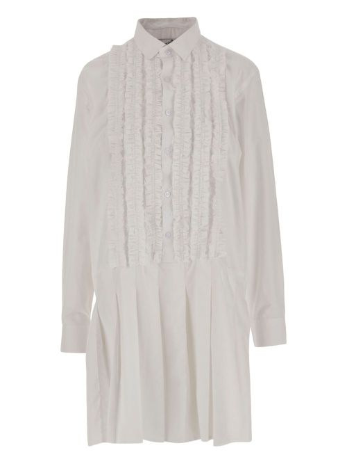 Cotton midi dress - Neutrals