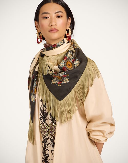 Fringe Triangle Scarf