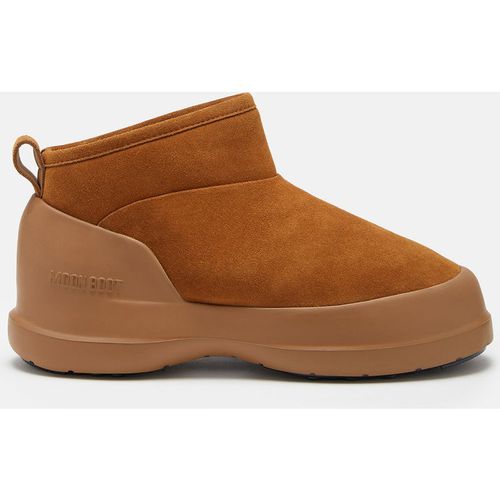Moon Boot Women's Luna Low Suede Boots - Cognac